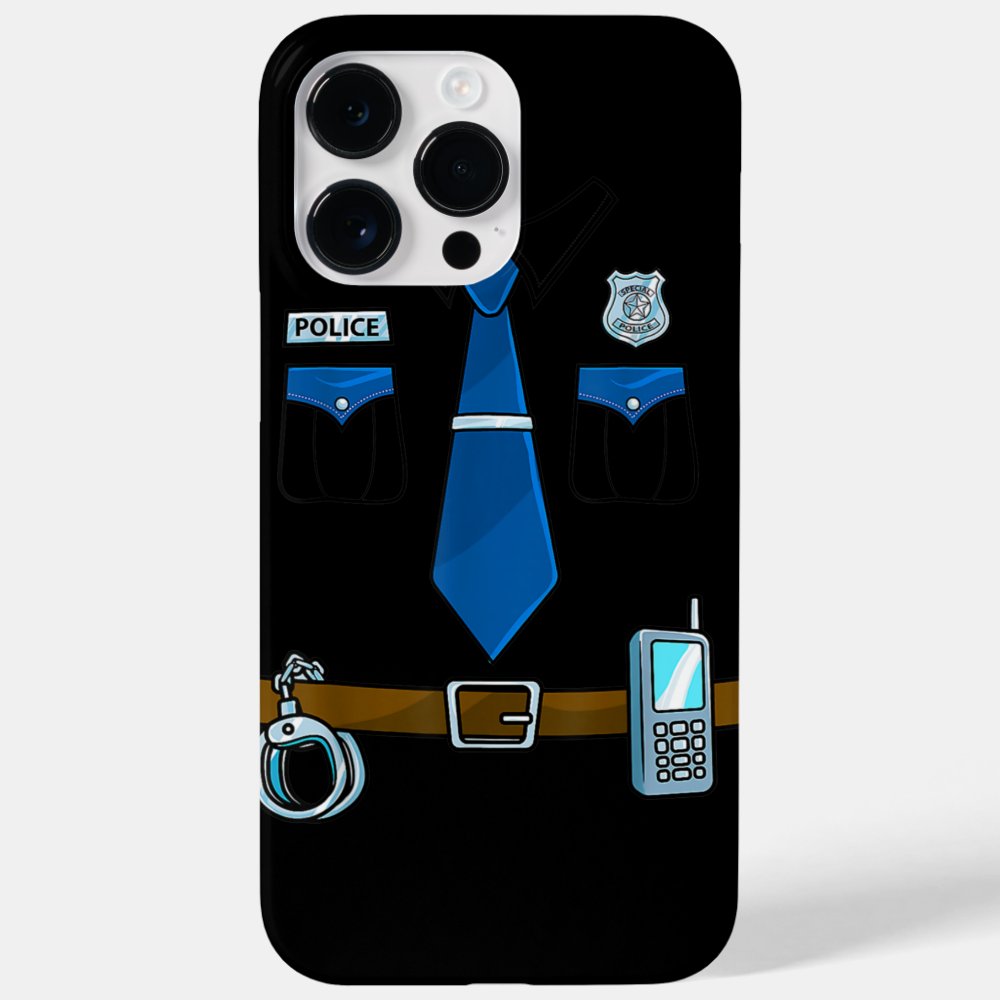 police costume cop uniform officer halloween case mate iphone case - Police Gifts