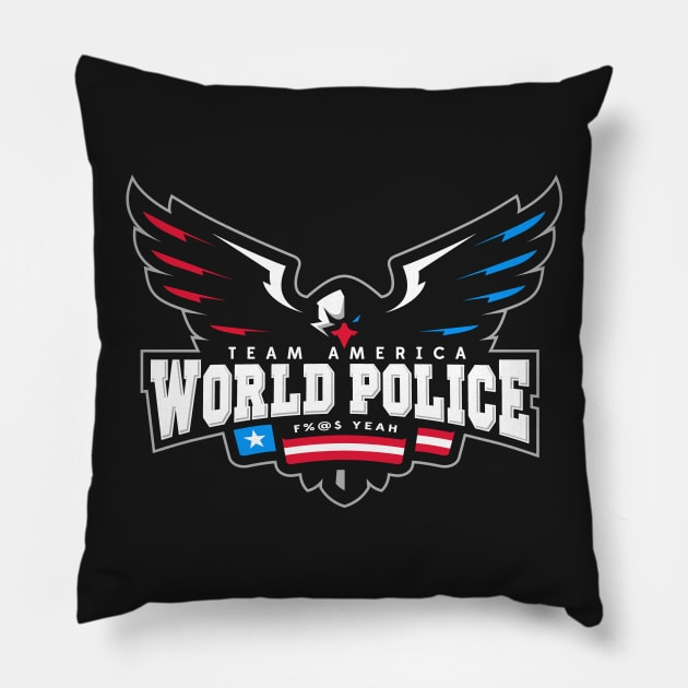 Police Team America Throw Pillow