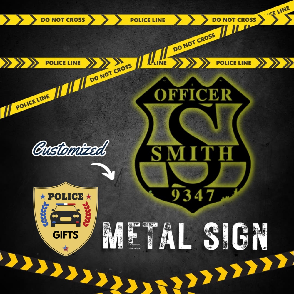 POLICE GIFTS Metal sign - Police Gifts