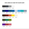 tank top color chart - Police Gifts